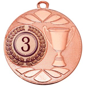 Медаль 50 мм Кубок 3 место бронза
