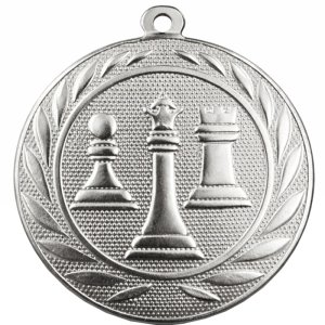 Медаль 50 мм Шахи срібло