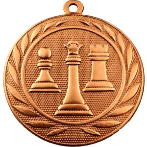 Медаль 50 мм Шахматы бронза