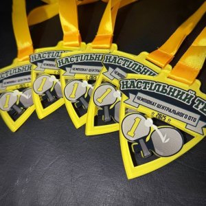 Медаль Акрил Чемпіонат Центрального ОТО Діаметр 70-100 мм