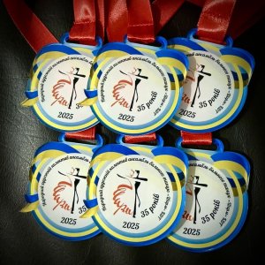 Медаль Акрил Танцы Шарм Диаметр 70-100 мм