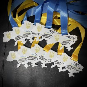 Медаль Акрил Кубок Україна Діаметр 70-100 мм