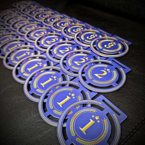 Медали акрил с нанесением на заказ