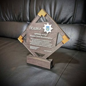 Индивидуальная награда с нанесением на заказ