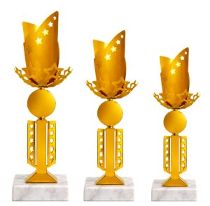 Комплект кубков Genoa Fiorente Stars Высота: 48 см, 44 см, 40 см