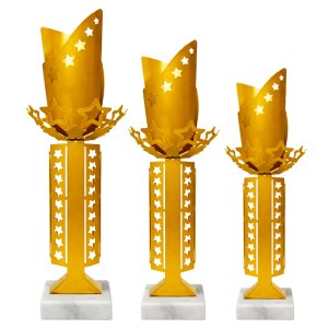 Комплект Кубків Modena Fiorente Stars Высота: 41 см, 38 см, 33 см