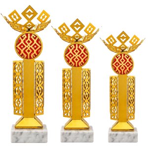 Комплект кубков Parma Высота: 25 см, 22 см, 20 см