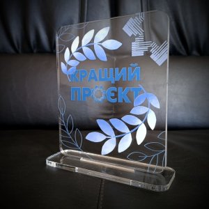 Индивидуальная награда с нанесением на заказ