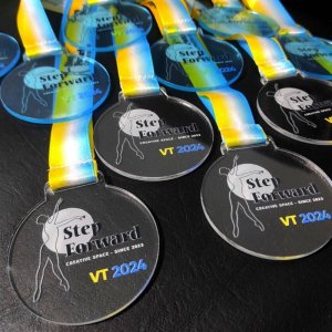 Медаль Акрил STEP Діаметр 70-100 мм