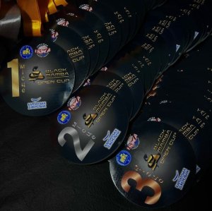 Медаль Акрил Open Cup Диаметр 70-100 мм