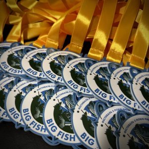 Медаль Акрил Big Fish Диаметр 70-100 мм