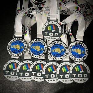 Медаль Акрил Top Team Диаметр 70-100 мм