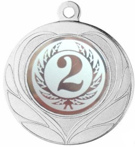 Медаль 40 мм MD72-02 серебро